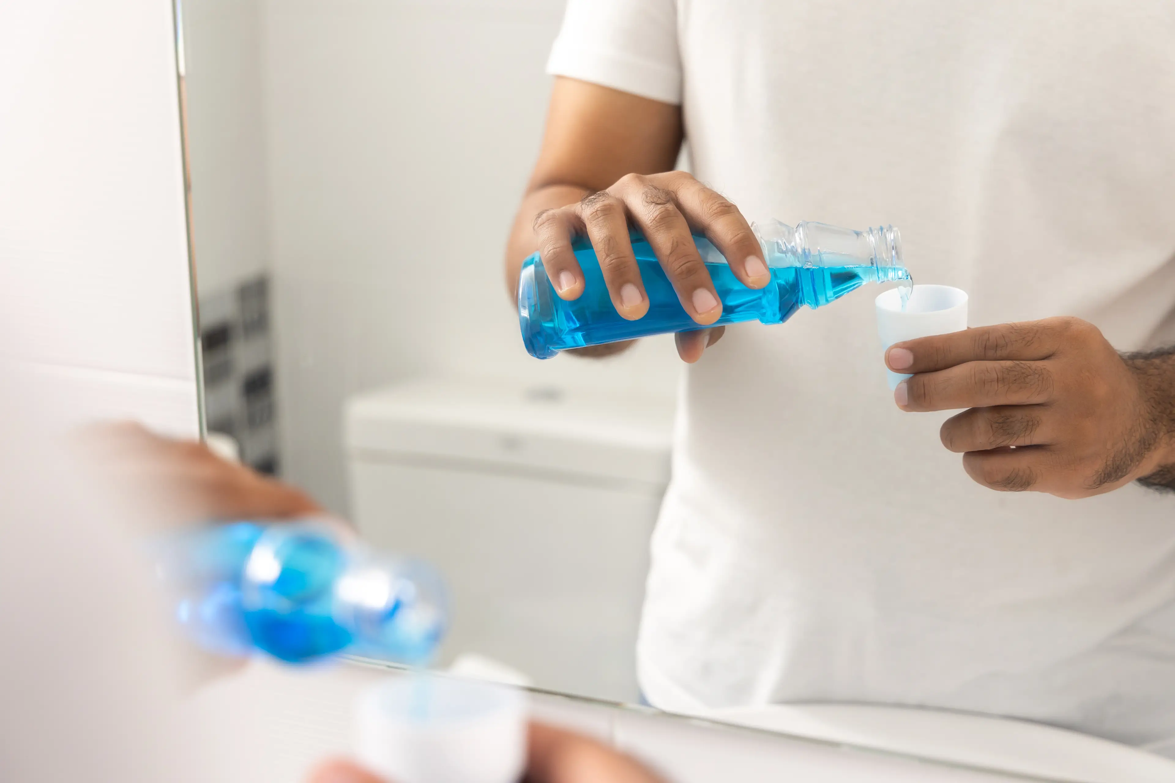 People couldn't believe mouthwash made it onto his list (Getty Stock Images)