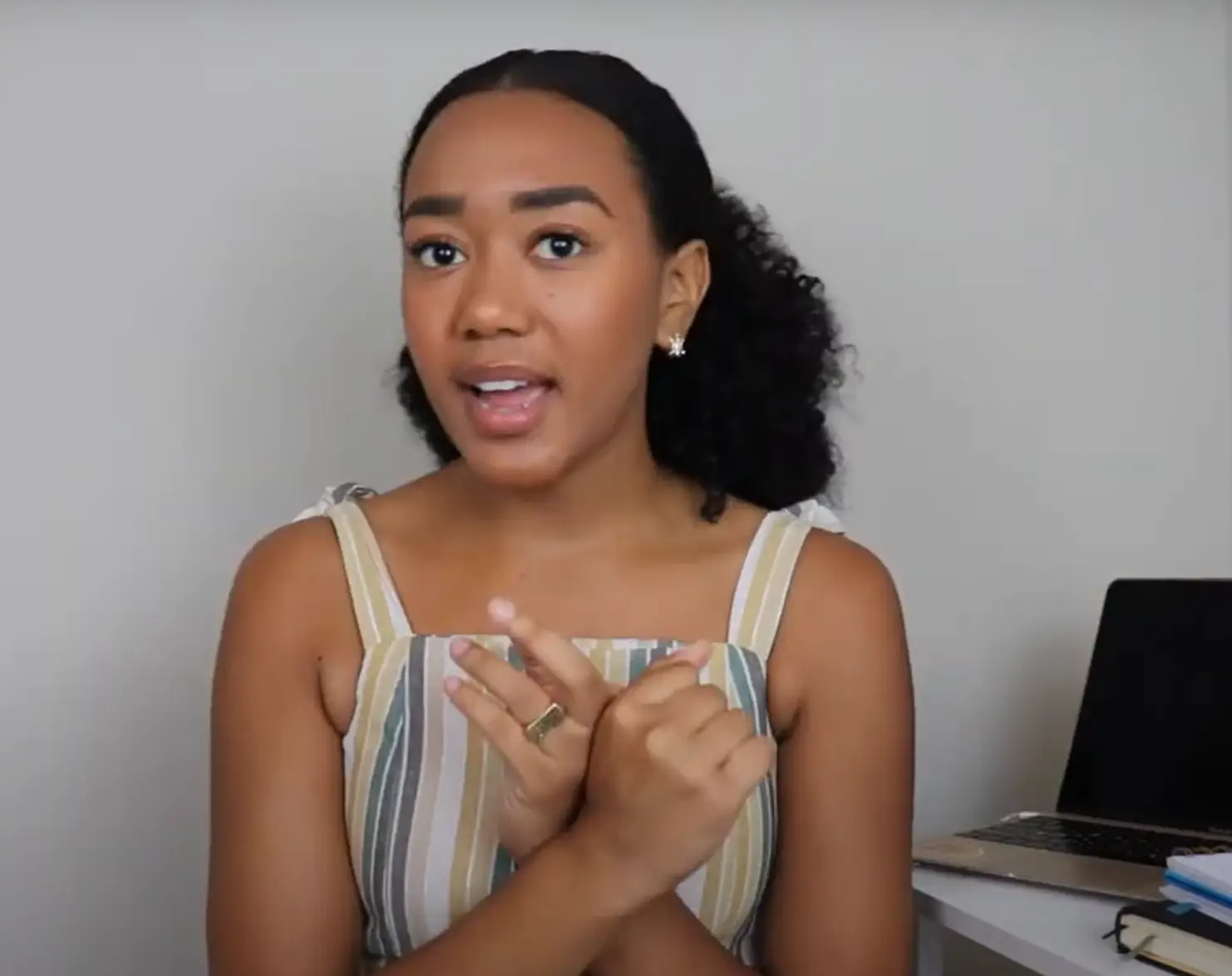 Mariela Perez Calderon made some pretty good money for being in one advert (YouTube/MarielaPerCal)