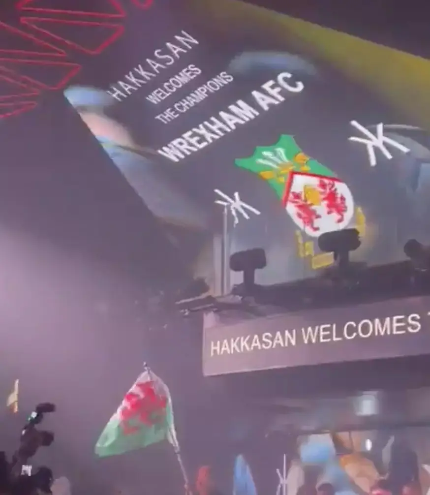 The Wrexham players have received VIP treatment in Las Vegas.