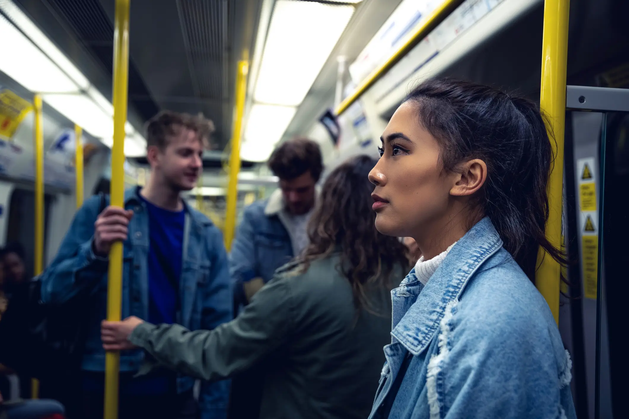 No phones, no earphones, no books. NOTHING. (Getty Stock)