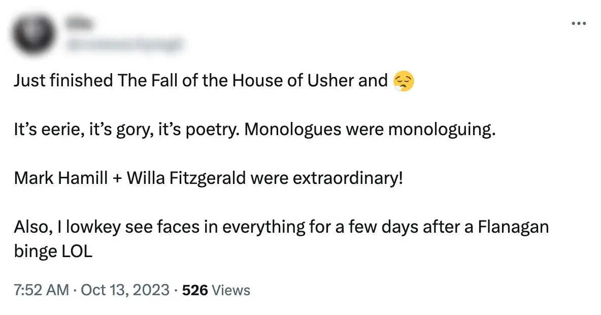 Horror fans have heaped praise on the series.