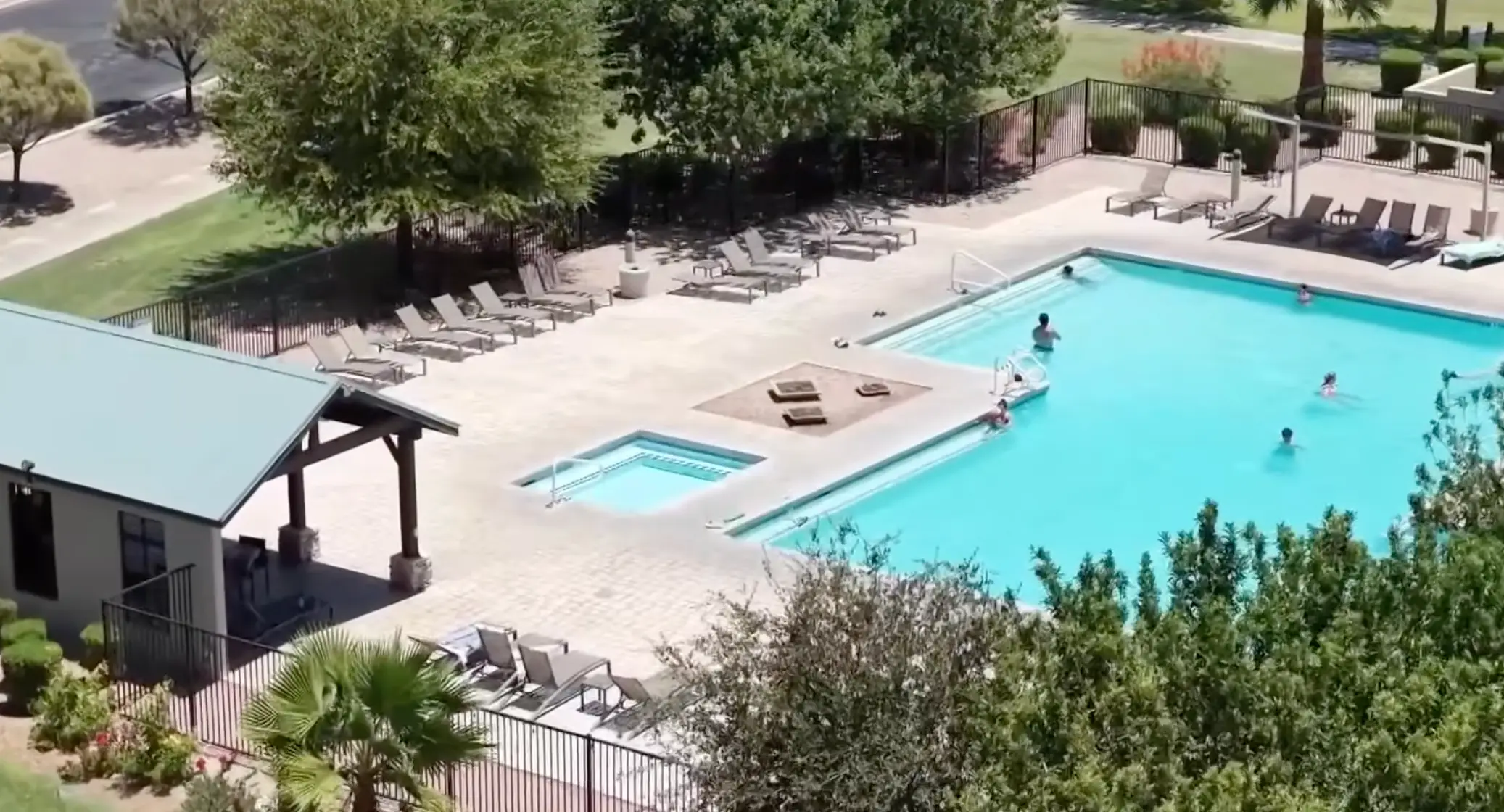 She fell asleep on a metal chair at her local community pool (12 News)