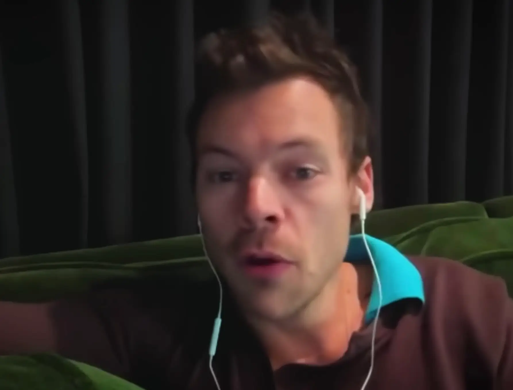 Fans couldn't believe what Styles' sounded like in the clip (YouTube/Hits Radio)