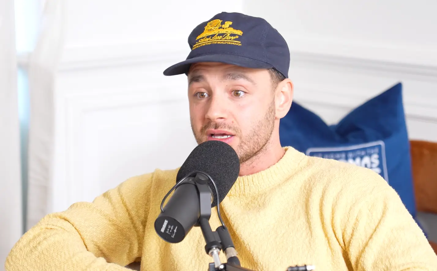 The former Emmerdale actor said he felt he had 'nowhere to hide' (YouTube/At Home with the Thomas Bros)