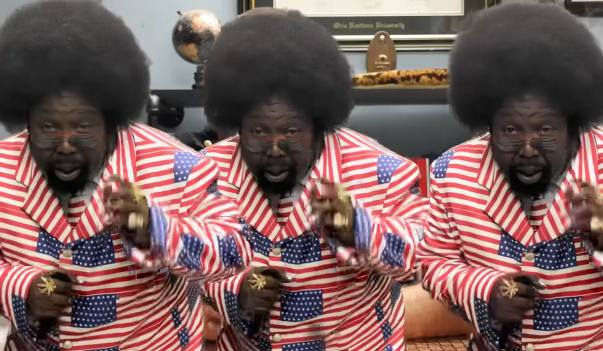 The officers Afroman made songs about tried to sue him for defamation, but he won his court case (YouTube/ogafroman)
