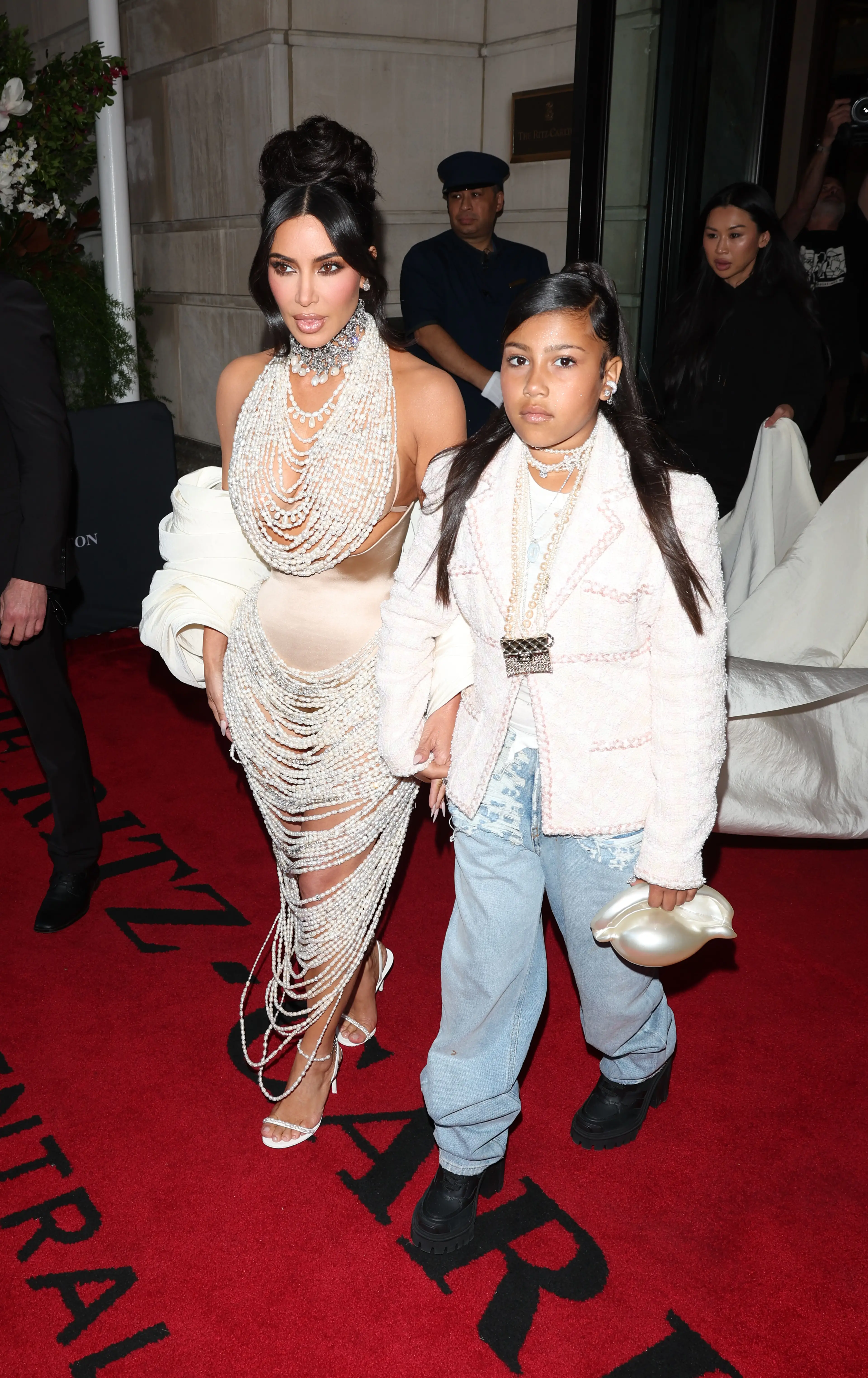 Kim has spoken out in defence of her daughter's evolving style (MEGA/GC Images)
