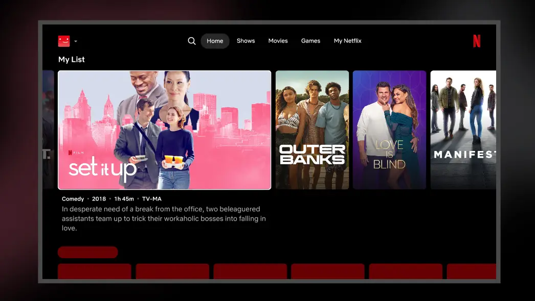 The new update (Netflix)
