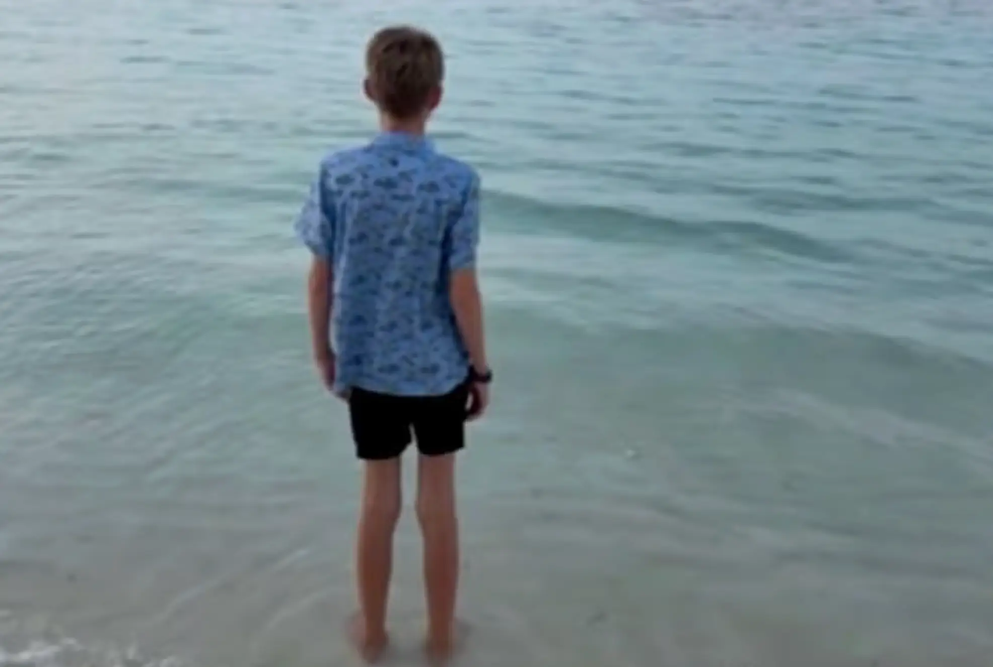 Parker Roll was attacked by a shark while on holiday (Good Morning America)