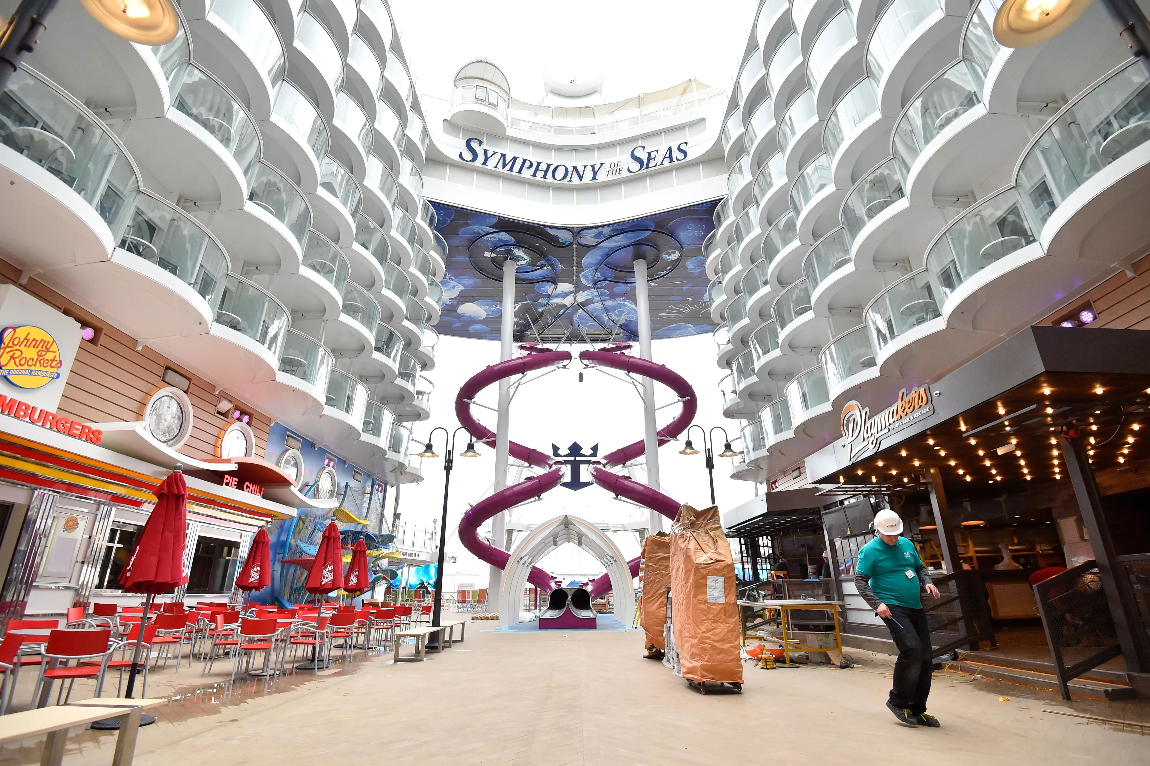 The spicy cruise takes place on Royal Caribbean's Symphony of the Seas. (FOIC VENANCE/AFP via Getty Images)