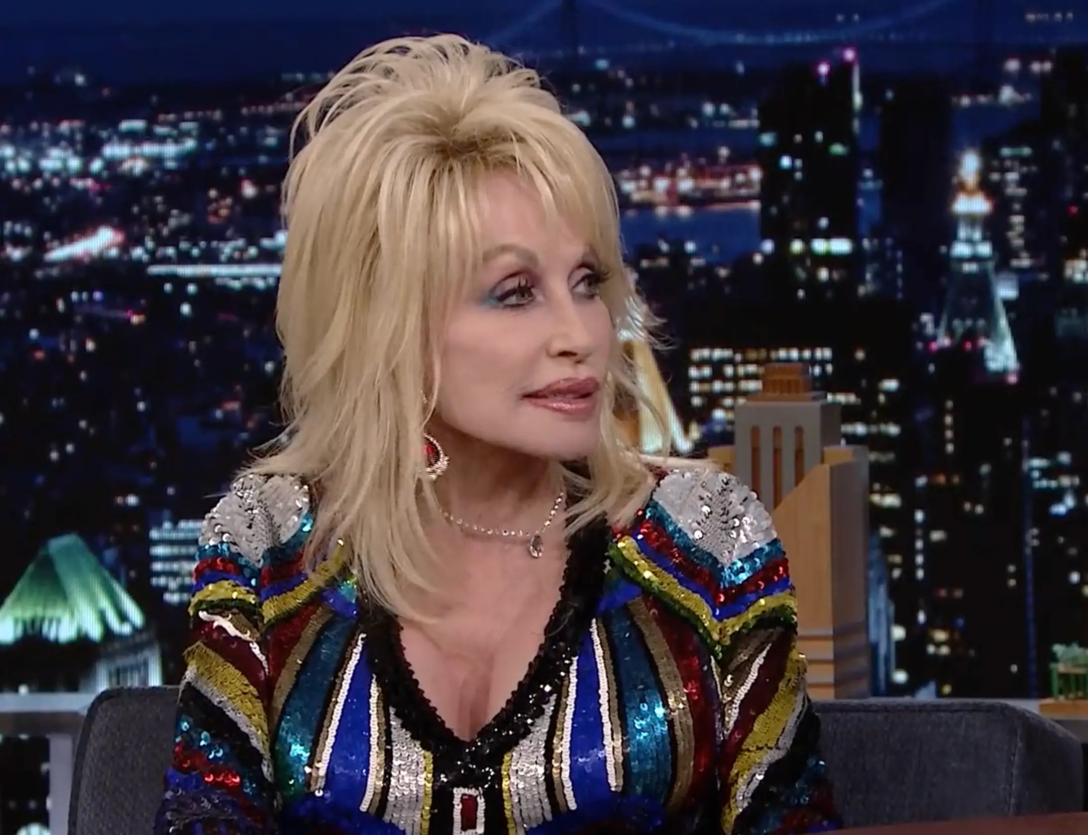 Dolly Parton on The Tonight Show (X/@FallonTonight)