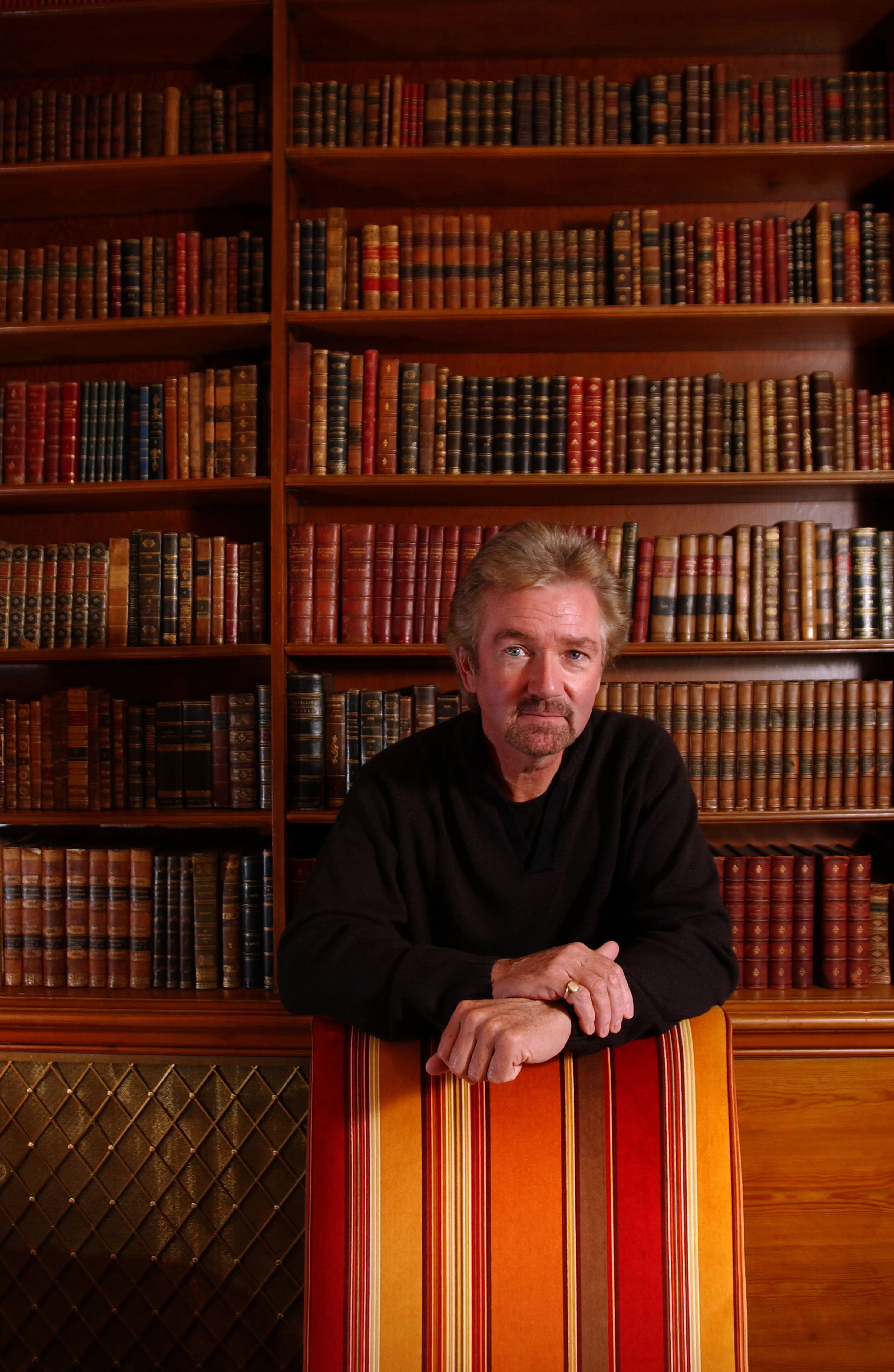 TV presenter Noel Edmonds pictured at Lucknam Park Hotel in Wiltshire