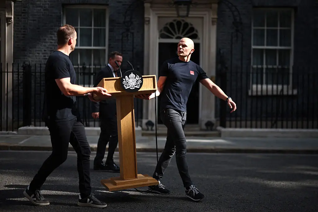 Two years ago Keir Starmer won a general election, now he's announced he'll be gone by September (Henry Nicholls / AFP via Getty Images)