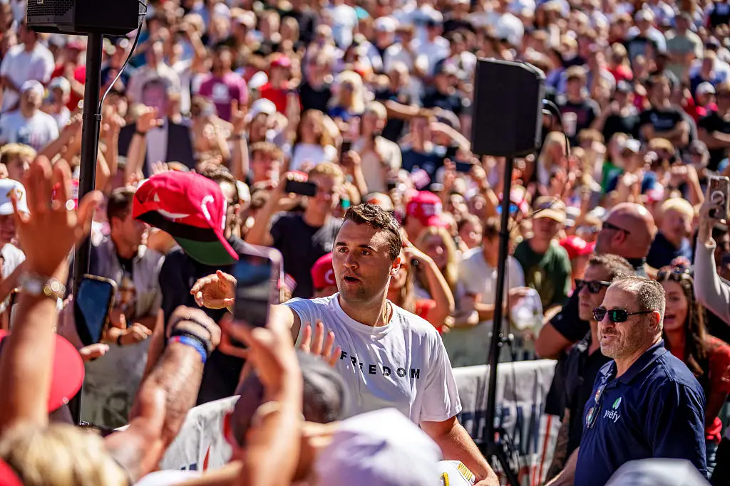 Charlie Kirk's funeral will be held this Sunday (Trent Nelson/The Salt Lake Tribune/Getty Images)