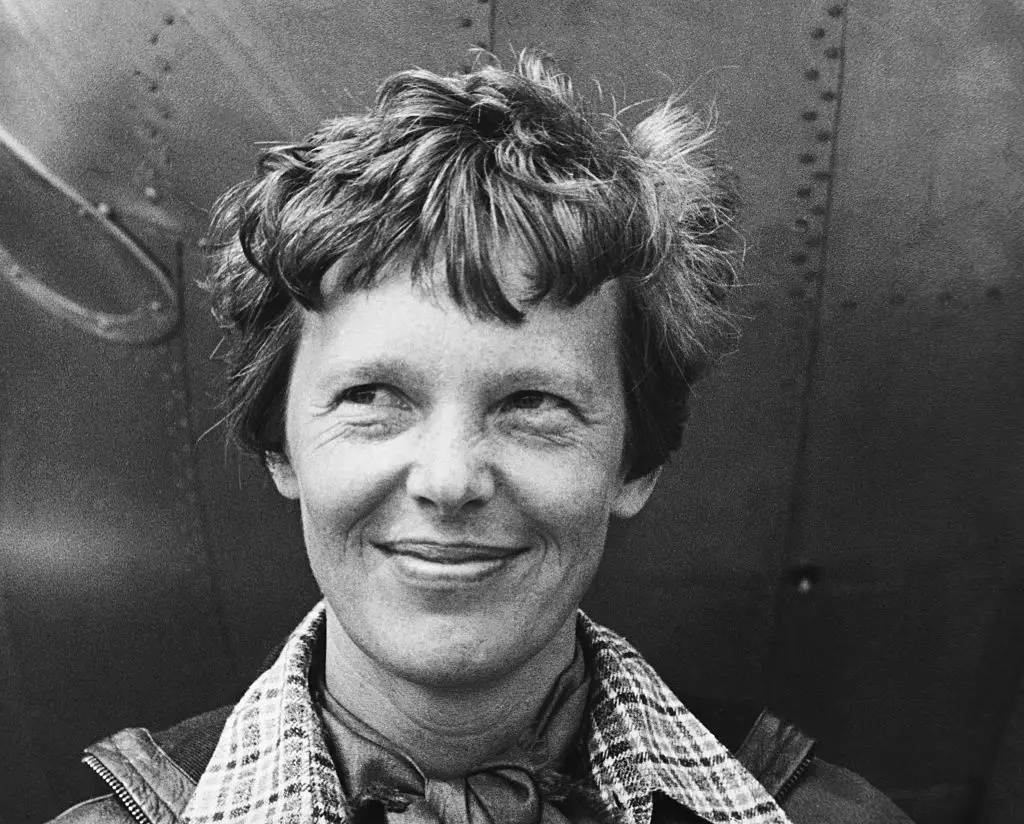 Amelia Earhart was trying to fly around the world (Bettmann / Contributor via Getty)