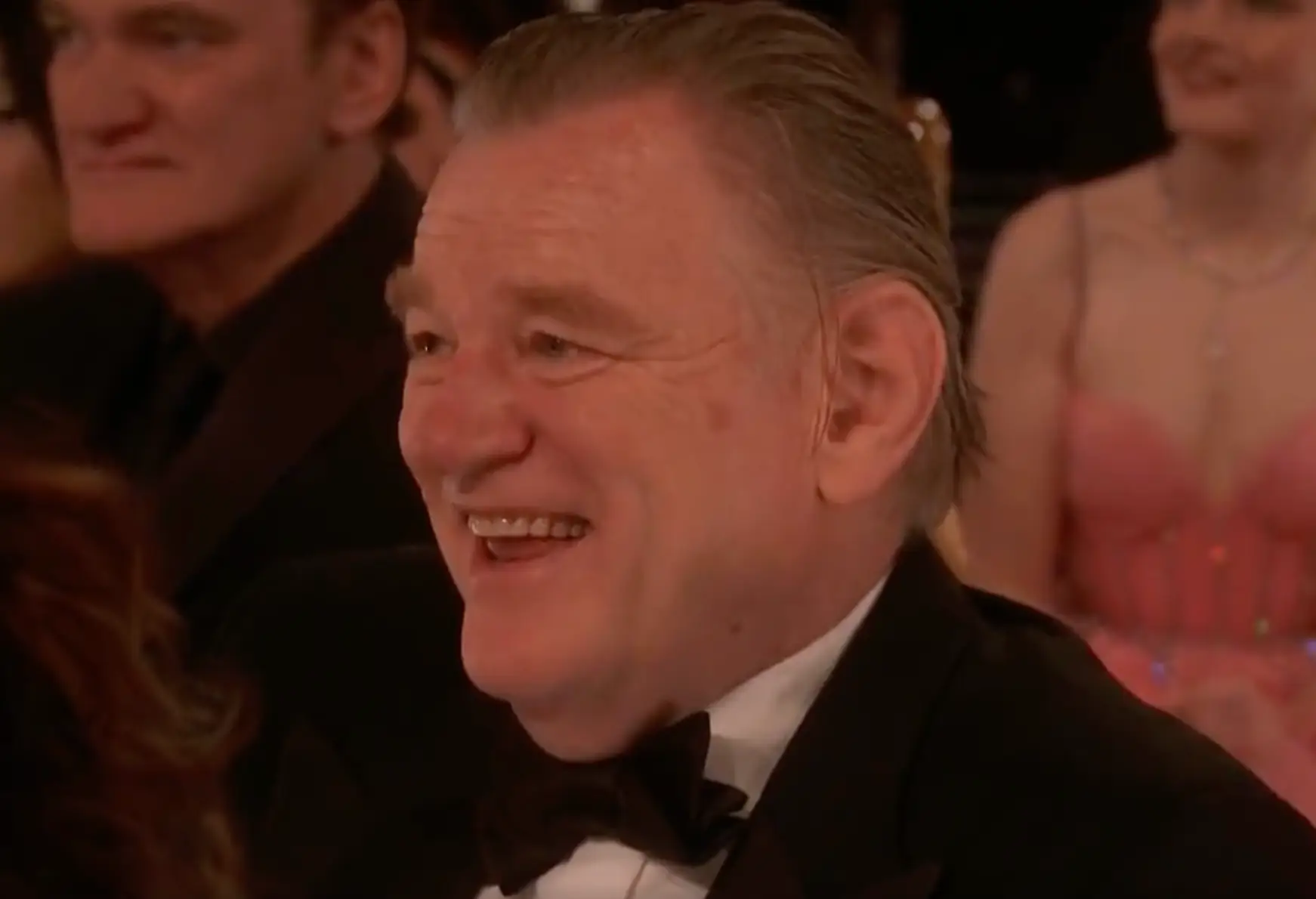 Gleeson was moved by his words.