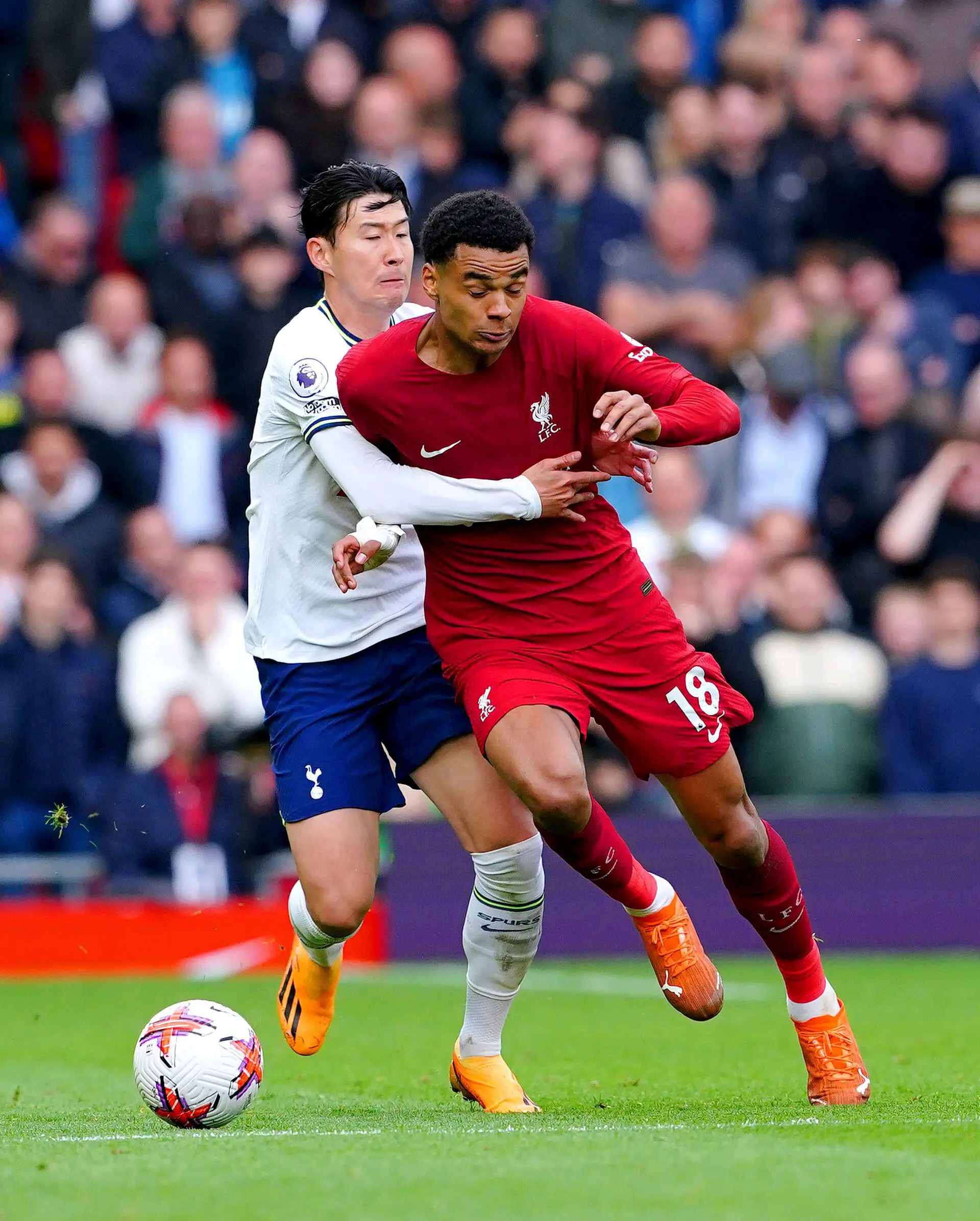 Martin Tyler described Son Heung-min's foul on Cody Gakpo as 'martial arts'.