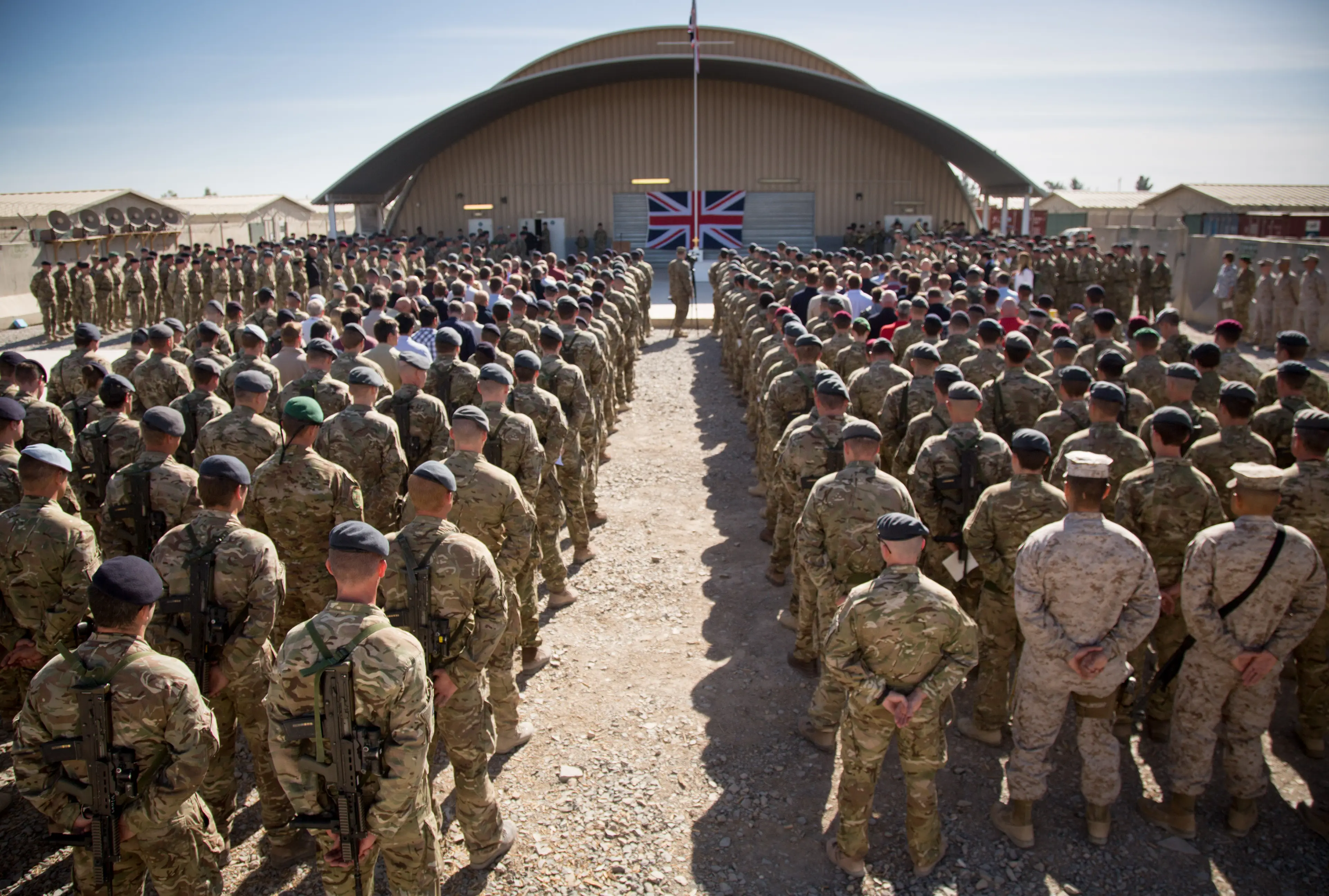 Brits currently aren't required to complete mandatory military service (Matt Cardy/Getty Images)