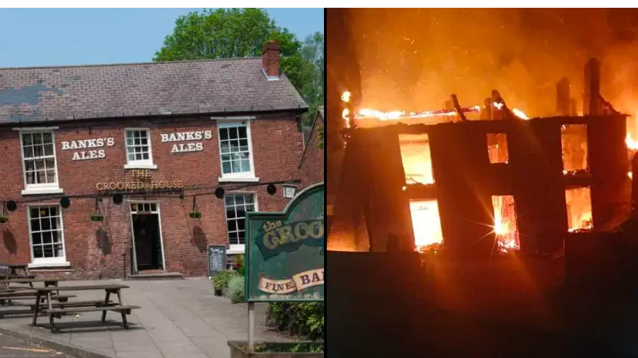 Police investigating arson at famous Crooked House pub give update