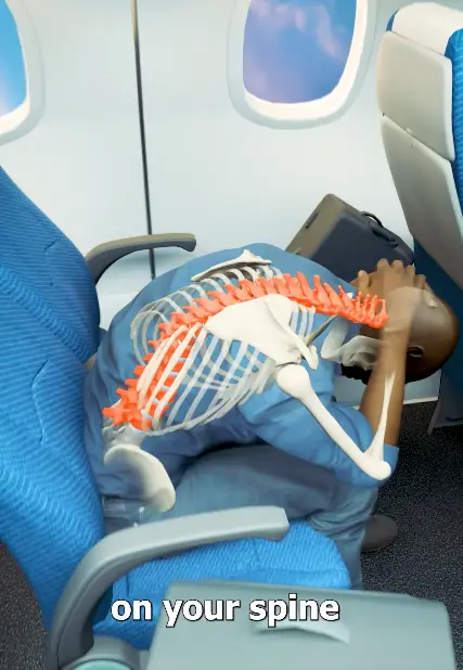 The brace position protects your spine (YouTube/Zack D. Films)