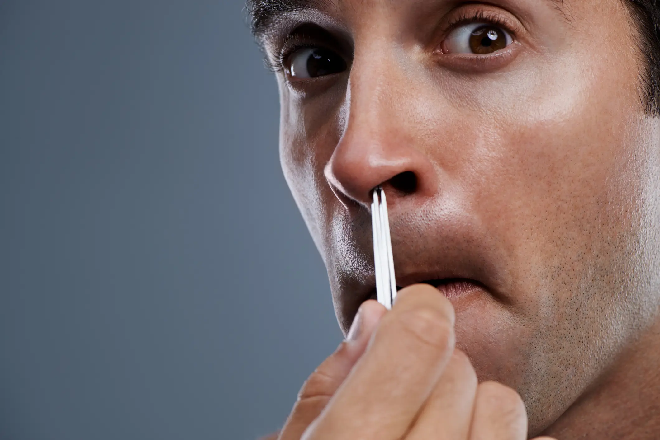 Do not pluck your nose hair, experts say. (Getty Stock Images)