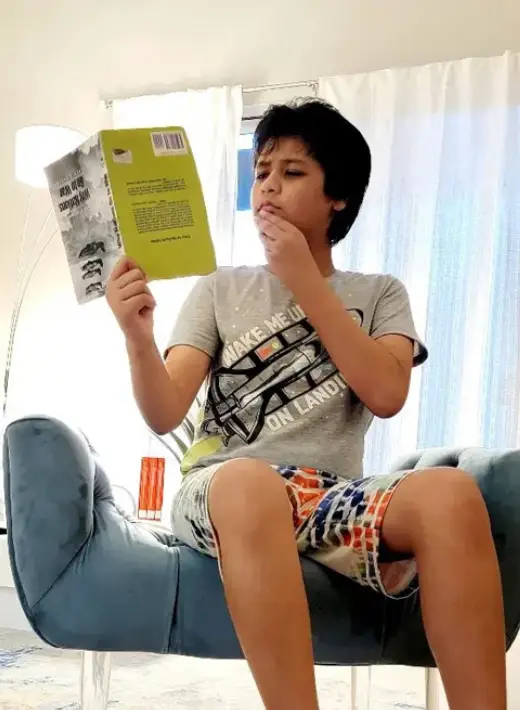 Quazi isn't worried about missing out on childhood experiences.