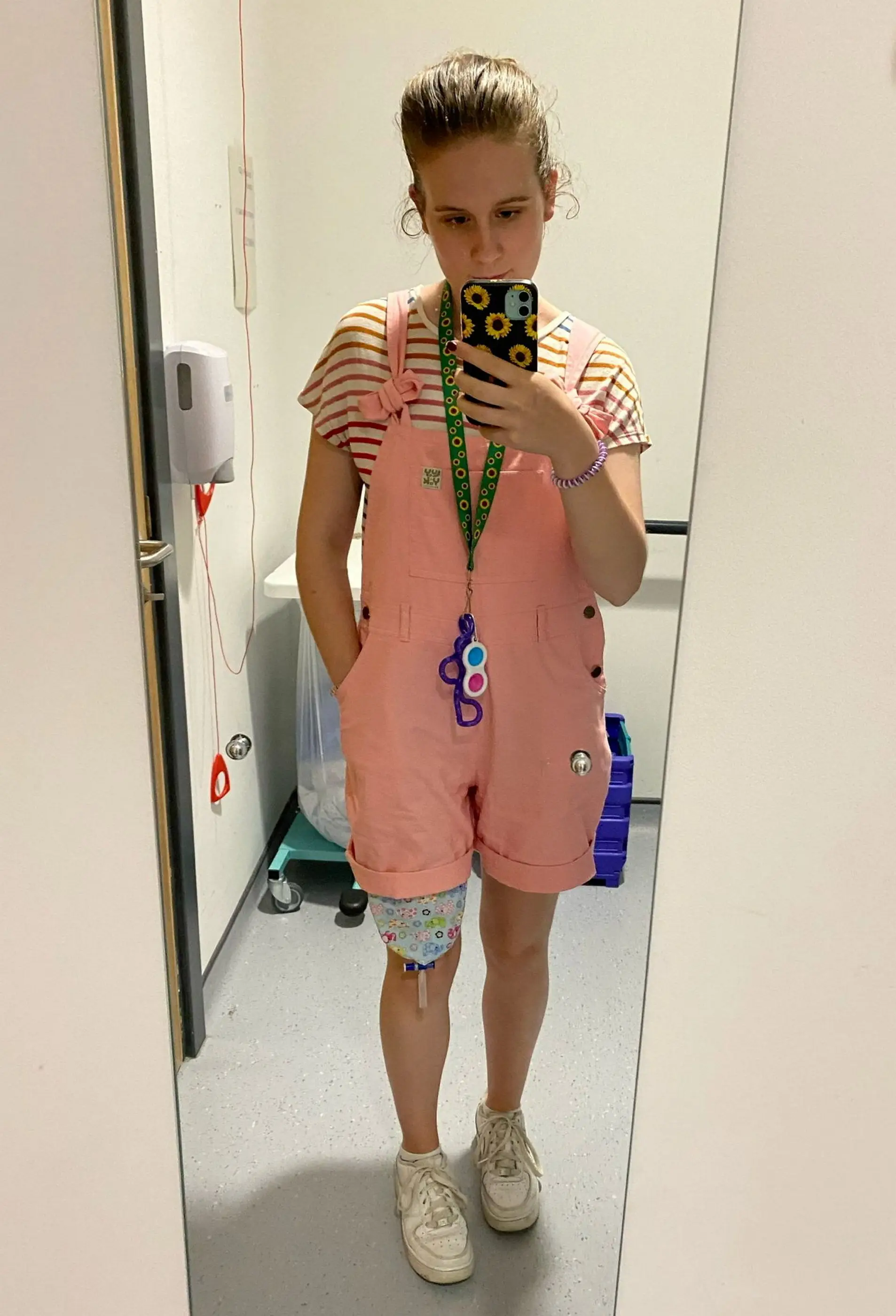 She know wants to raise awareness about her condition and decrease the 'taboo' of talking about toilet related conditions (SWNS)