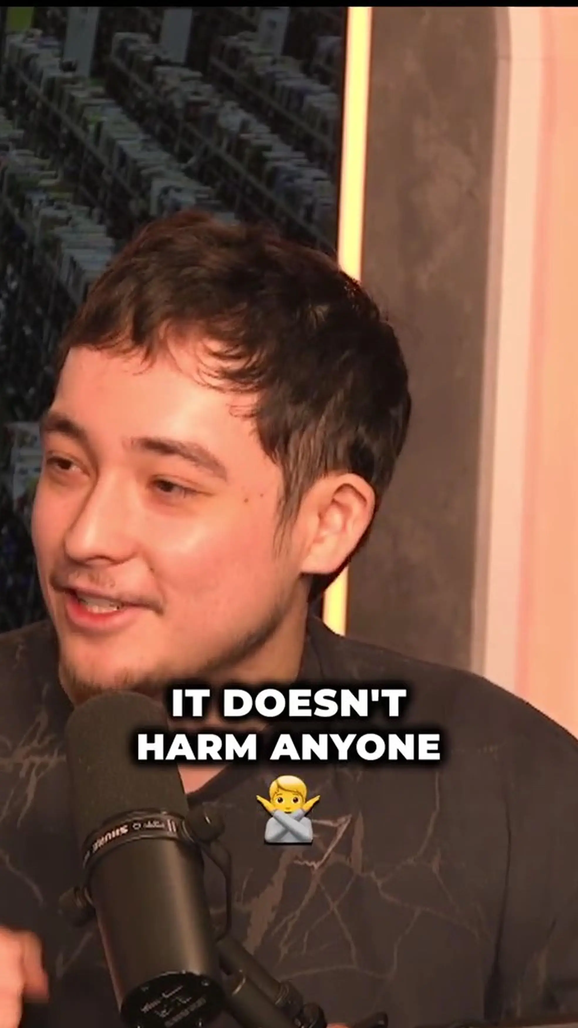 Lots of people, including McDonald's staff, disputed his claim that 'it doesn't hurt anyone'.