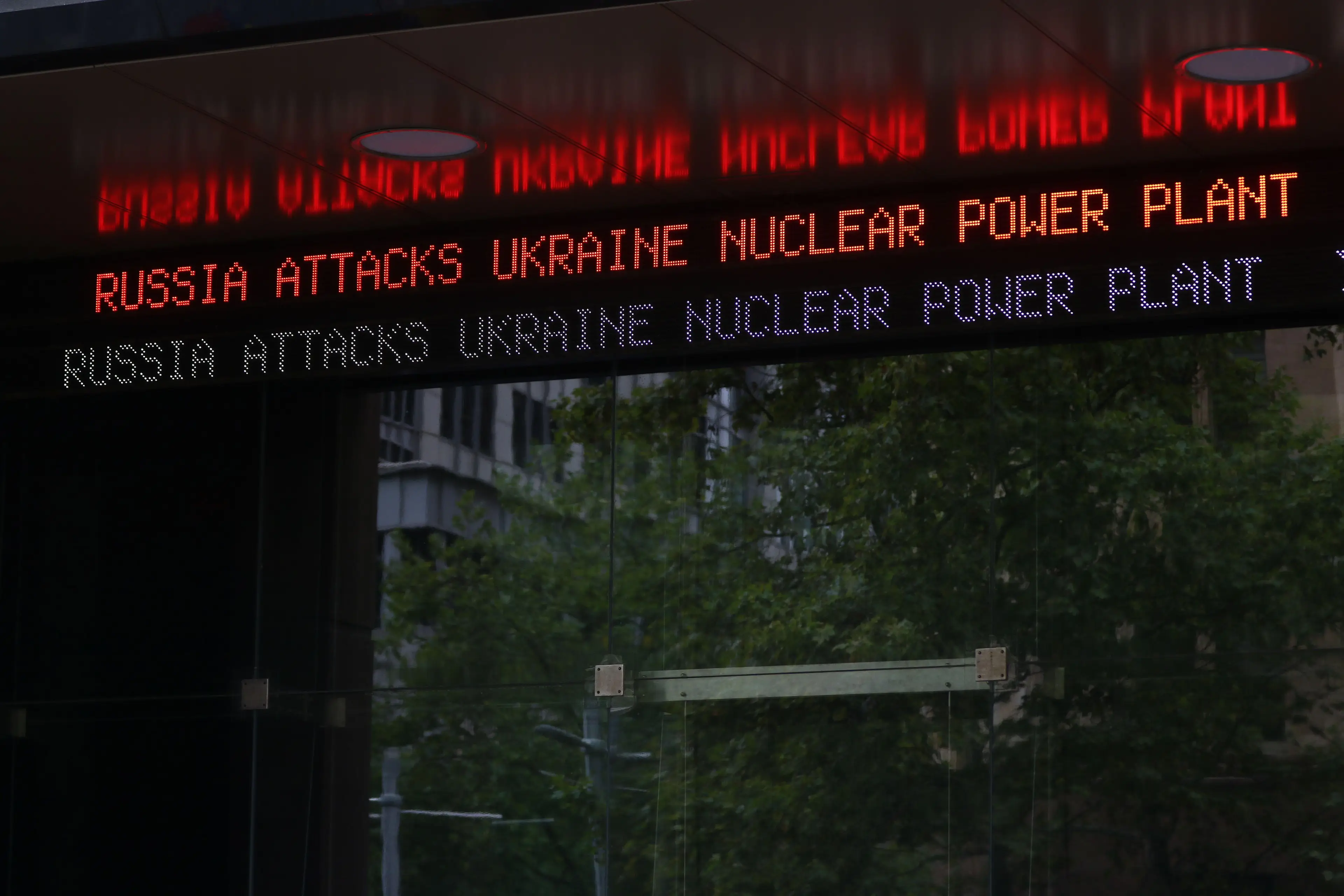 World leaders were briefed on the situation.