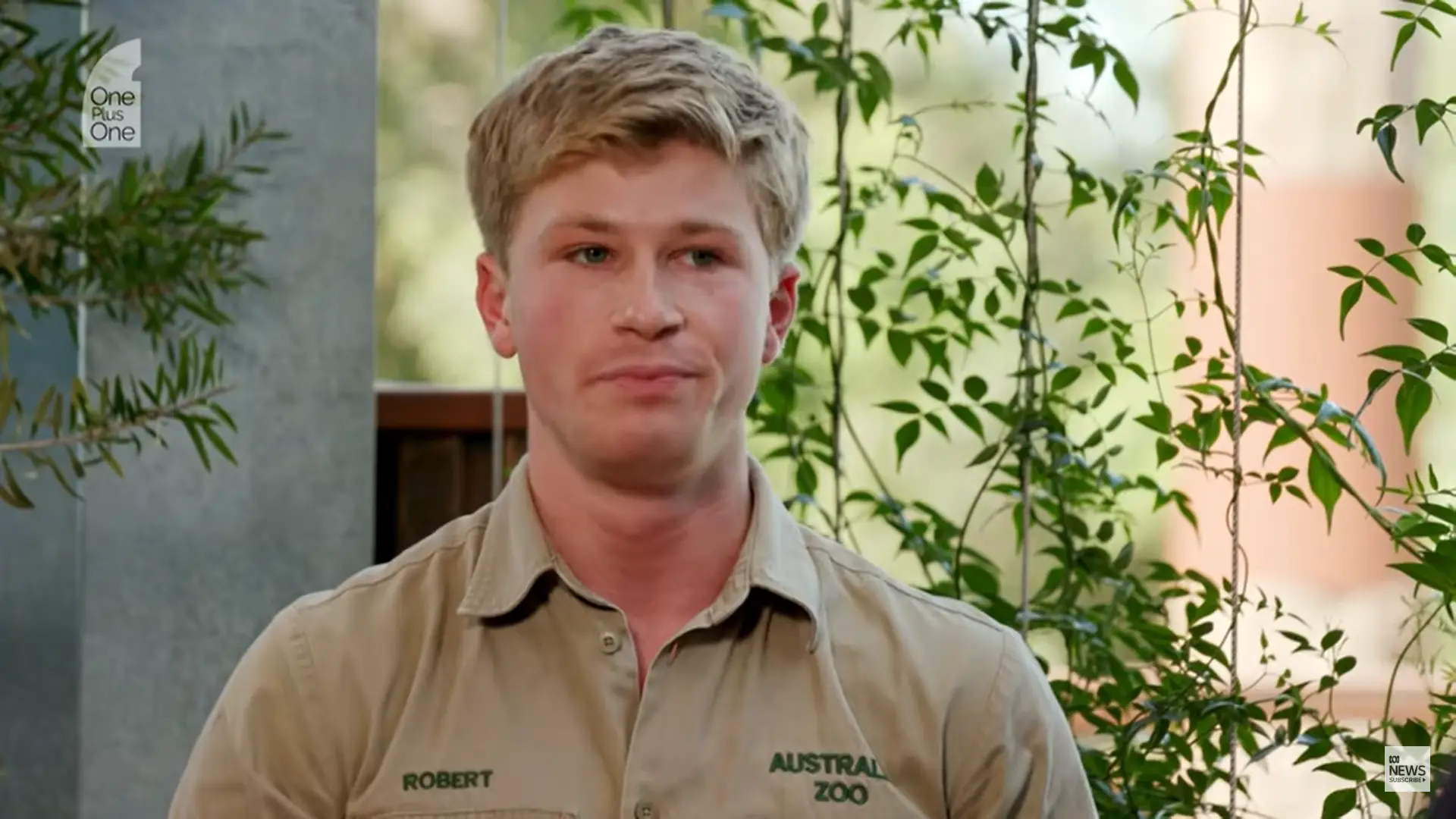 Robert Irwin appeared emotional when talking about his mother Terri.