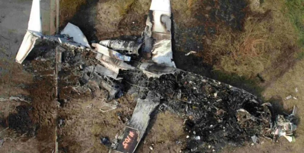 The crash killed passengers Charles Monroe Still Jr. and Chris Baker as well as pilots Sarah Lemmon and James Bland (National Transportation Safety Board)