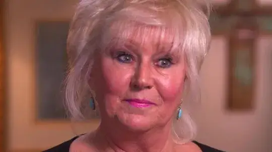 Joani Feathers and her boyfriend were among the 61 survivors (CBS/Youtube)