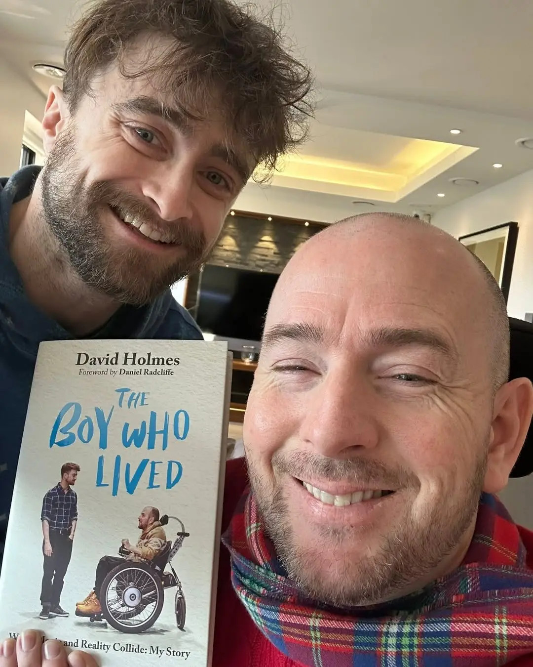 The pair recently reunited (Instagram/@davidholmes83)