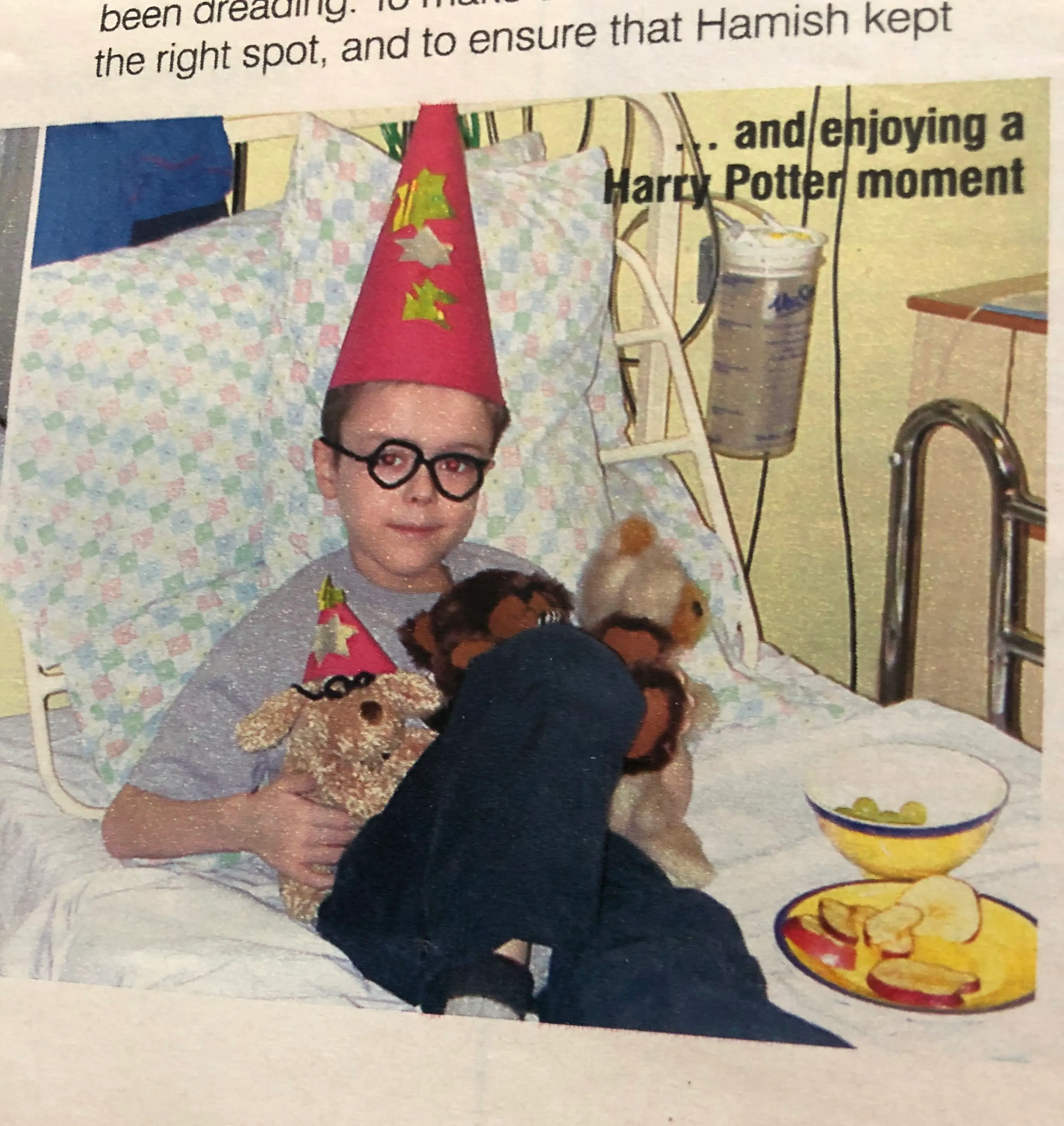 Hamish also beat a rare brain tumour when he was just seven (MEN Media/Hamish Graham)