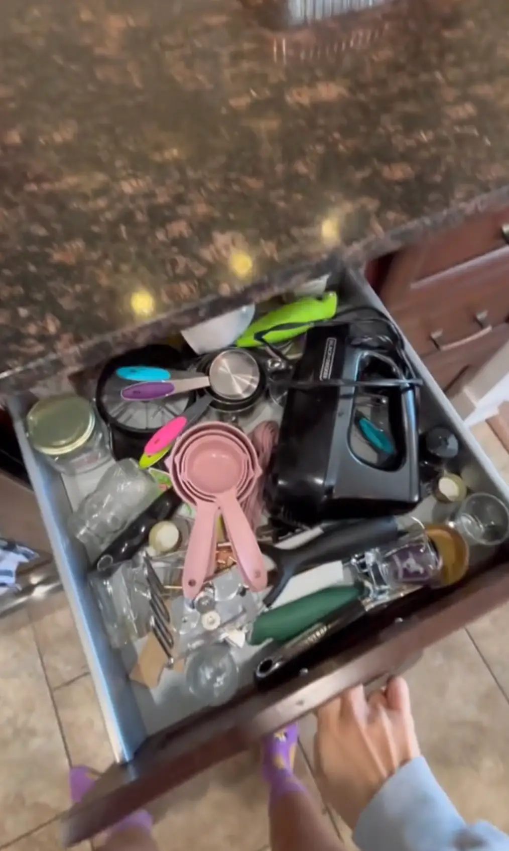 She shared a 'simulation' video of what it's like to step inside the mind of someone with ADHD (TikTok/@olivialutfallah)