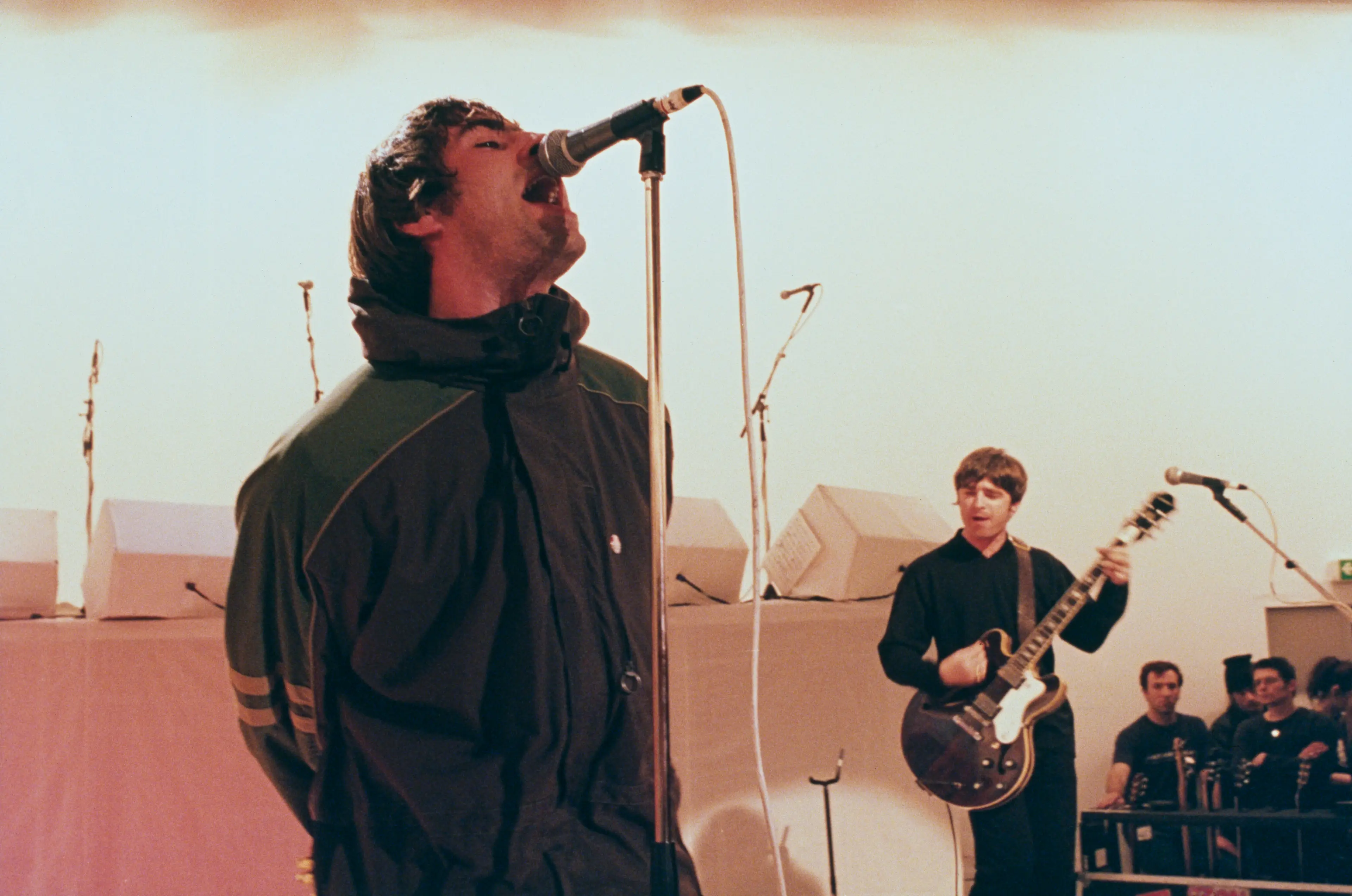 Oasis back in 1996 (Des Willie/Redferns/Getty Images)