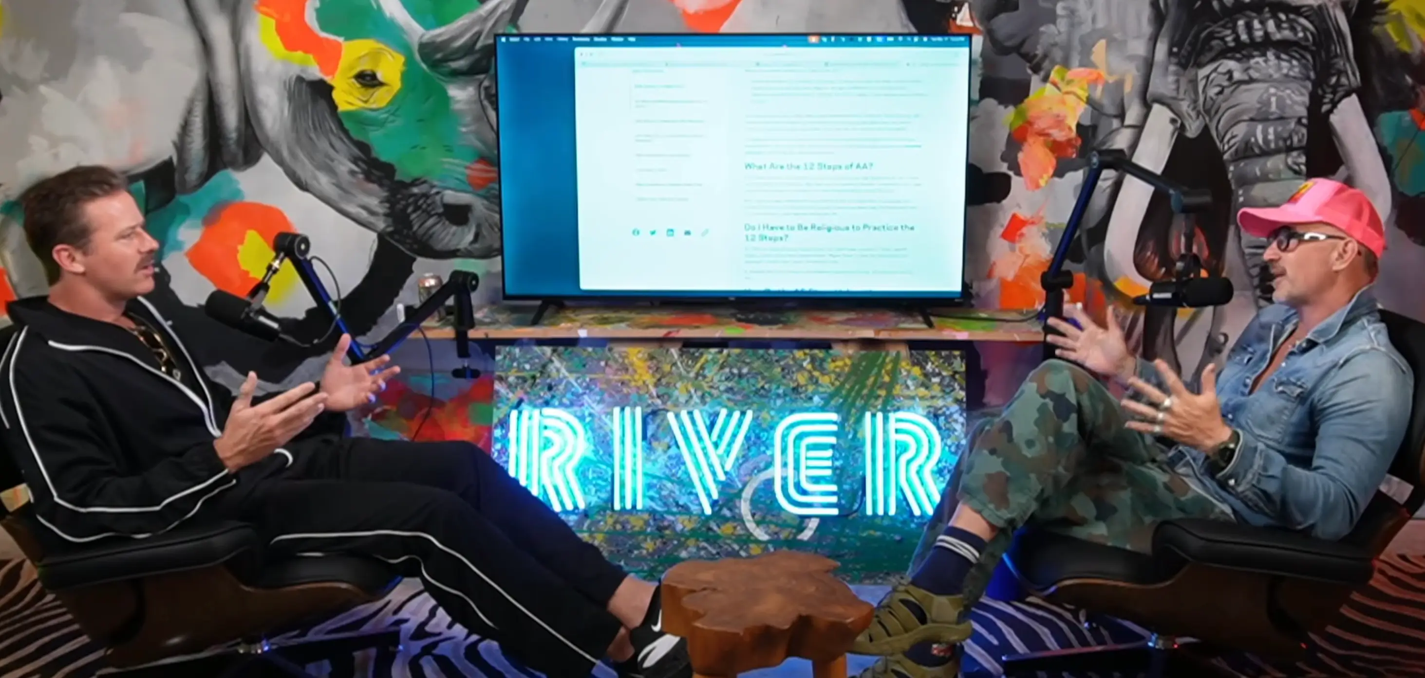 Armie Hammer on the podcast said he had quit Instagram (YouTube/Punk Rock Sober and Painful Lessons podcast)