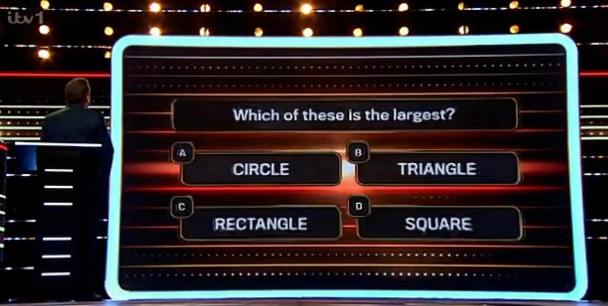 Fans were frustrated with the question, saying it was 'nonsensical' (ITV)