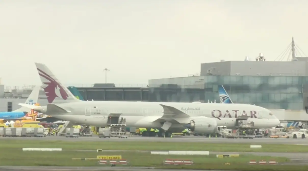 Passengers were all assessed for injuries following the events of the flight. (RTE)
