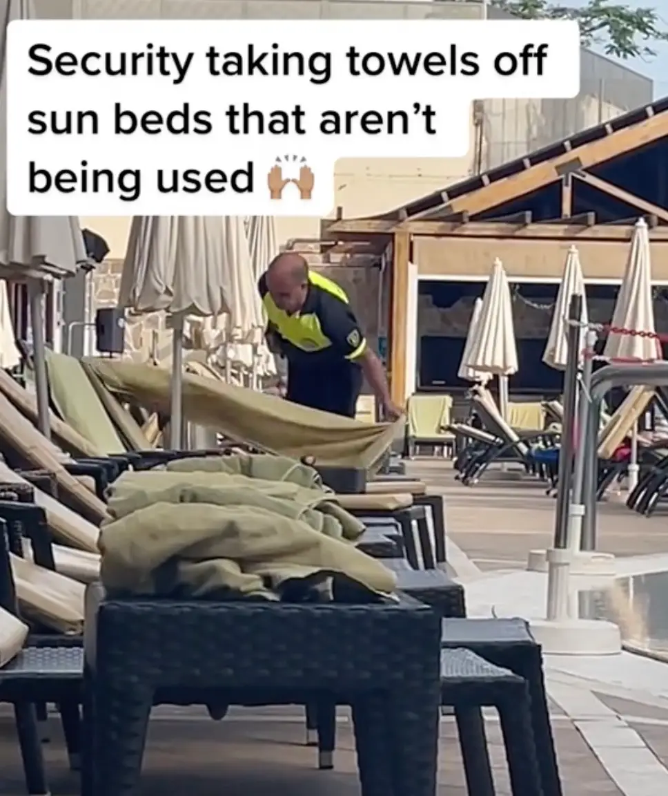 The security guard had had enough.