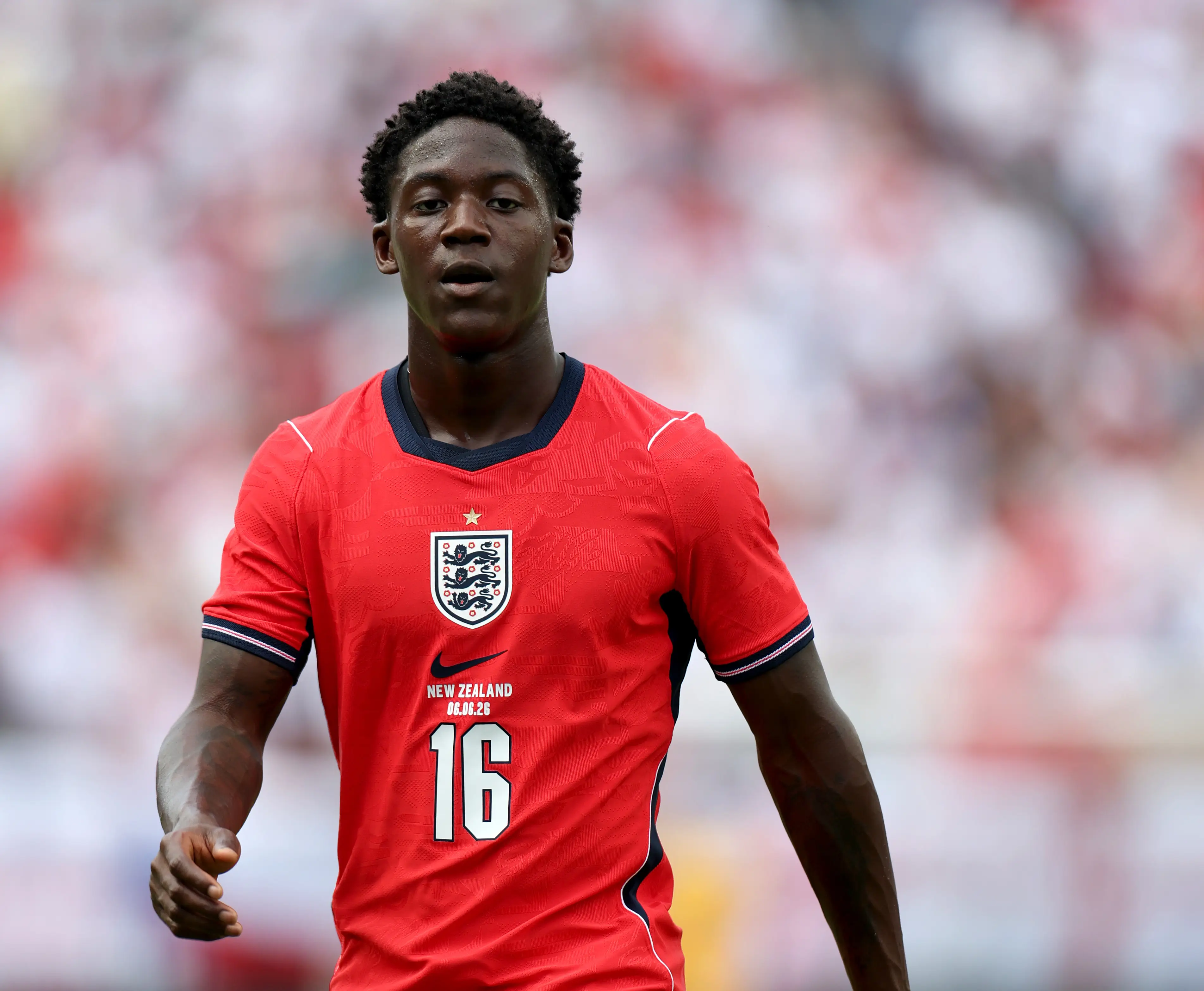 The 21-year-old said playing on the world stage has been his lifelong dream (Eddie Keogh - The FA/The FA via Getty Images)