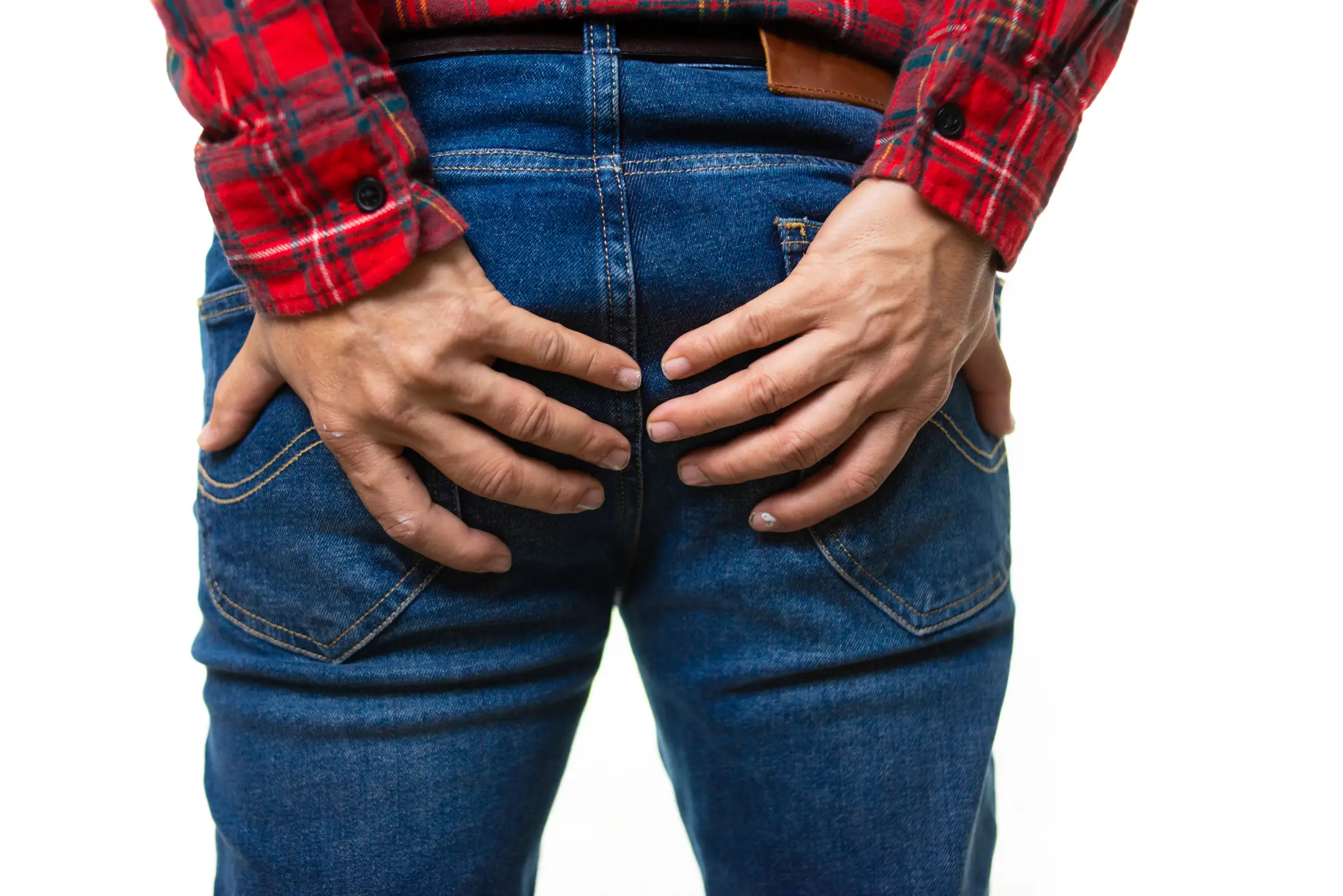 A pilonidal sinus is a small hole or tunnel at the top of your bum. (Getty Stock)
