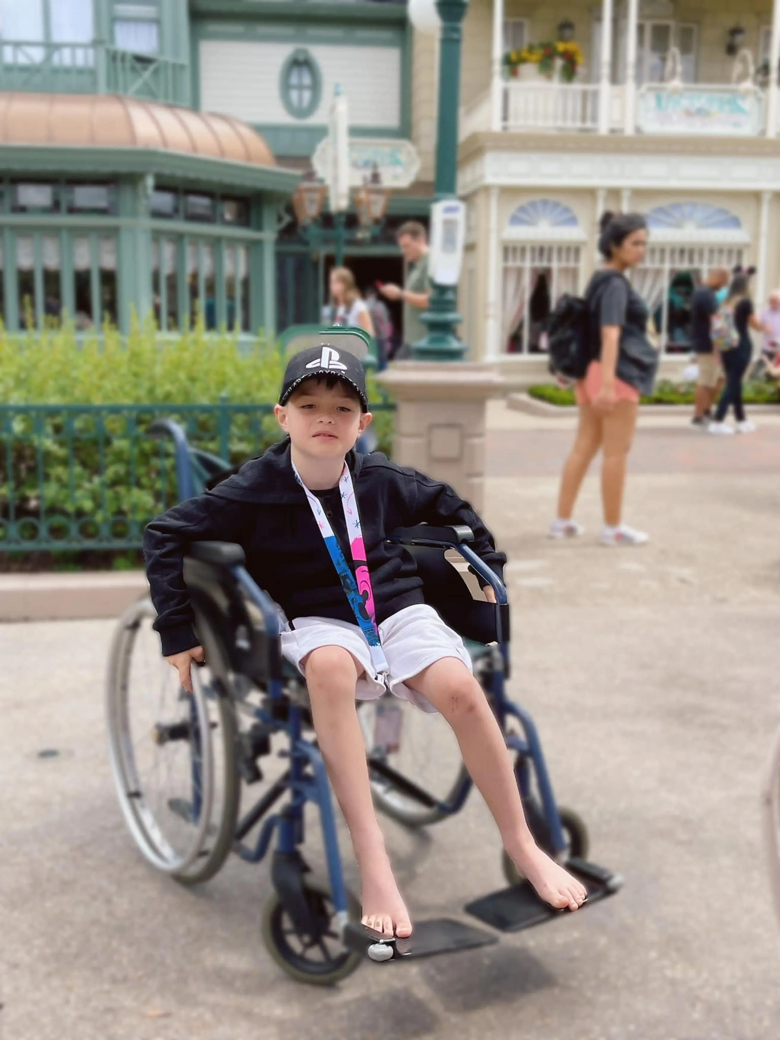 Brave little Leo now struggles with his mobility and cannot walk long distances (Kennedy News and Media)