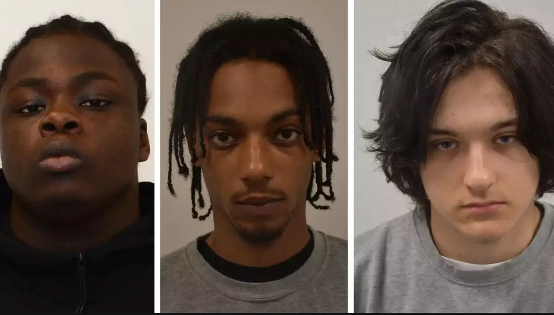 Nii Mensah, Jakeem Rose, and Ugnius Asmena, who were found guilty of torching the warehouse on behalf of the Wagner group (CPS/PA Wire)