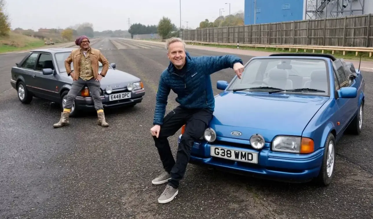 Hosts Fuzz Townshend and Tim Shaw had nothing but good things to say about the Top Gear star (National Geographic)