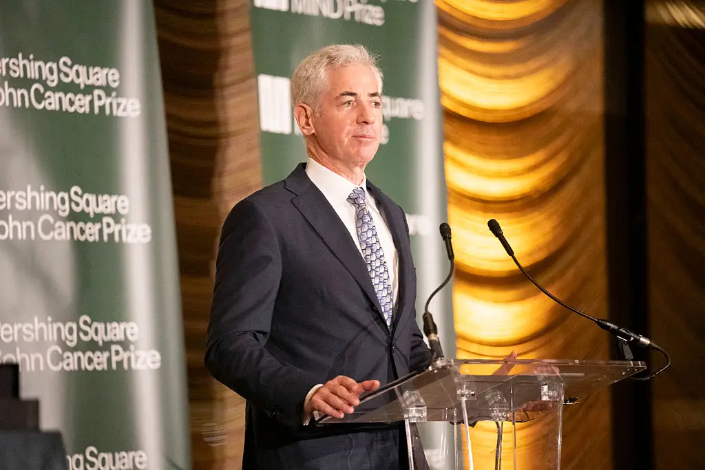 Billionaire Bill Ackman pledged to support the hero (Michael Ostuni/Patrick McMullan via Getty Images)
