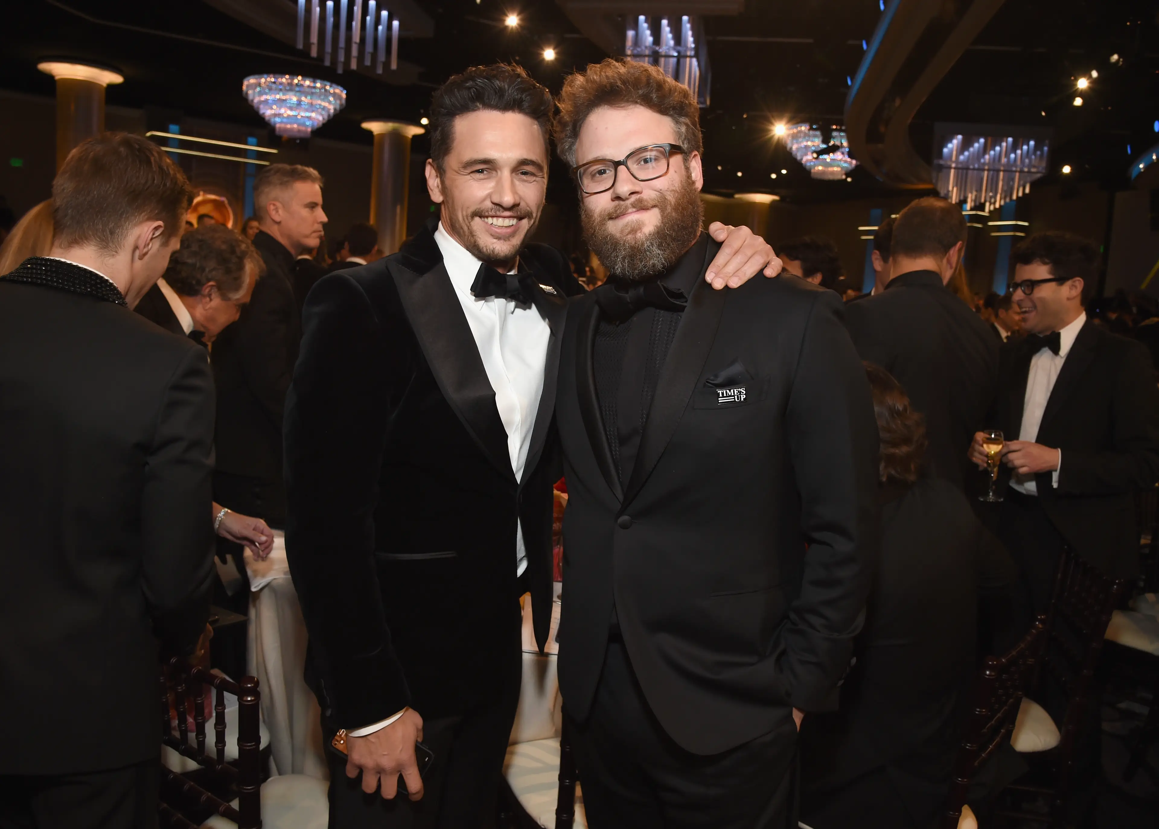 Seth Rogen and James Franco had a long lasting working friendship, but both have since confirmed its over (Michael Kovac via Getty Images)
