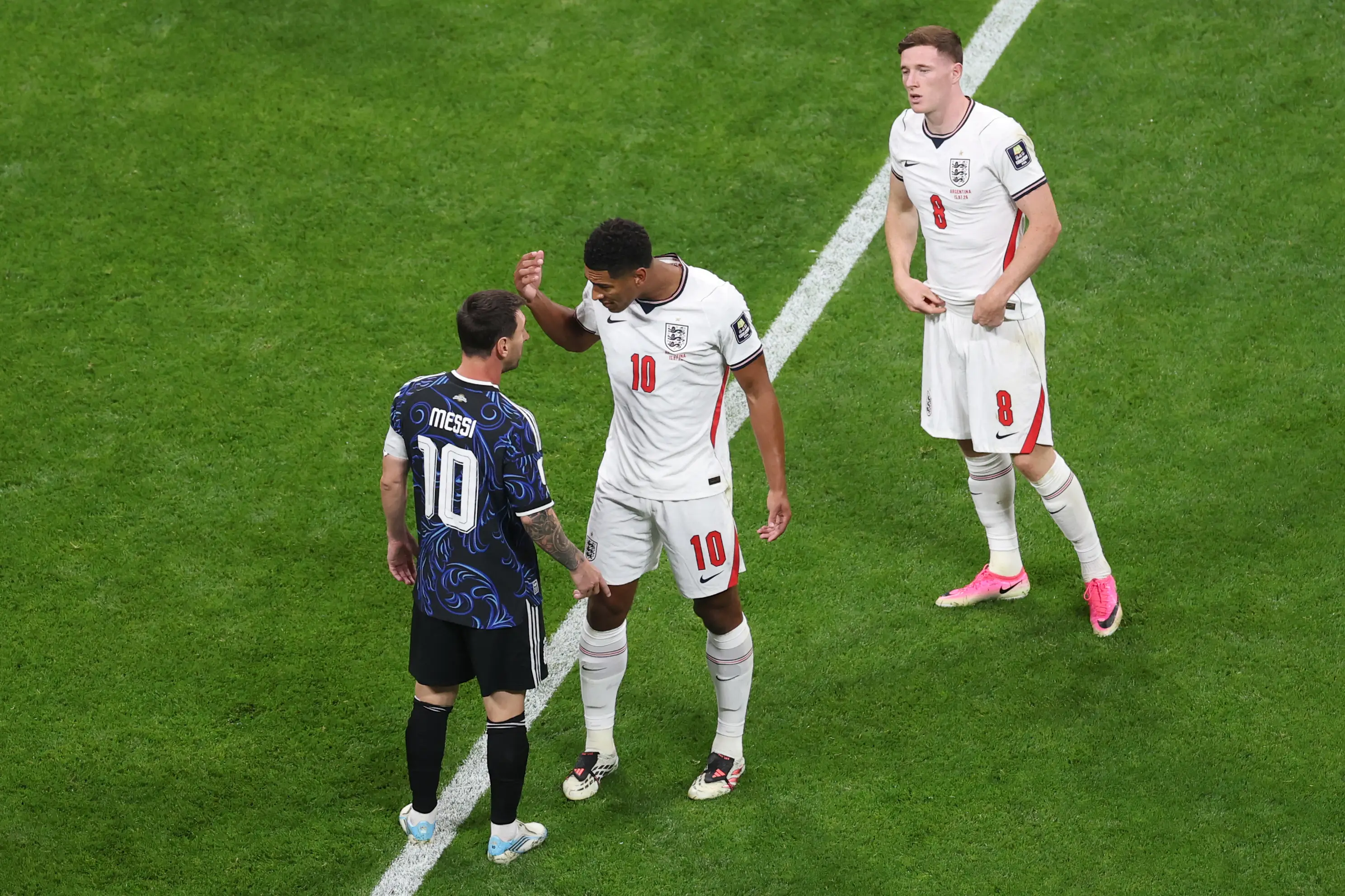 Things got heated between Bellingham and Messi (PATRICIA DE MELO MOREIRA / AFP via Getty Images)