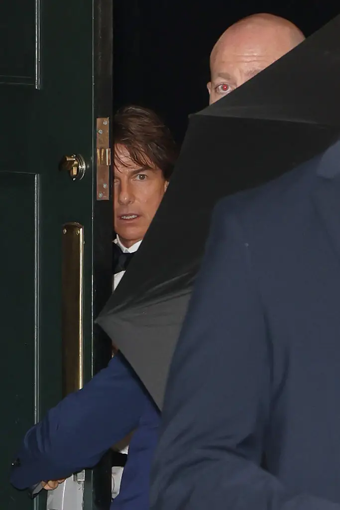 Tom Cruise also snuck in (Neil Mockford/Getty Images)