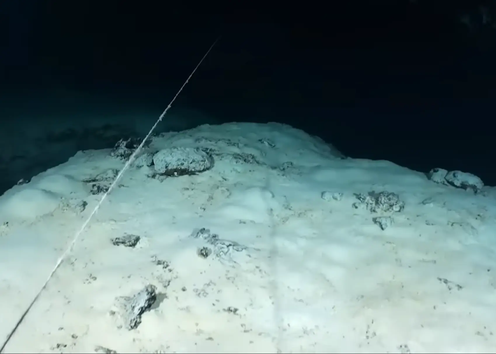 It's a dark void of death down there. (YouTube/Beyond Discovery)
