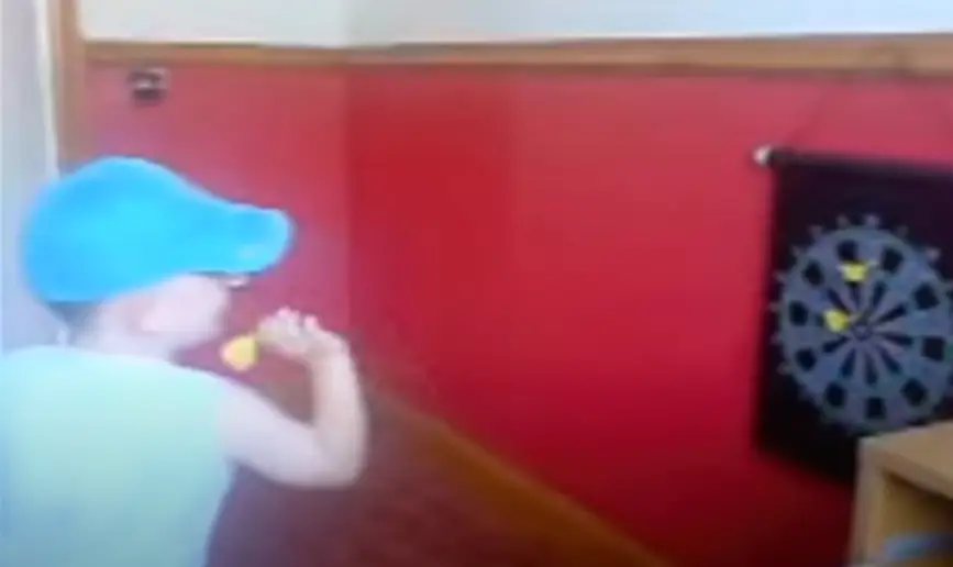 Luke Littler has been playing darts since he was 18-months-old.